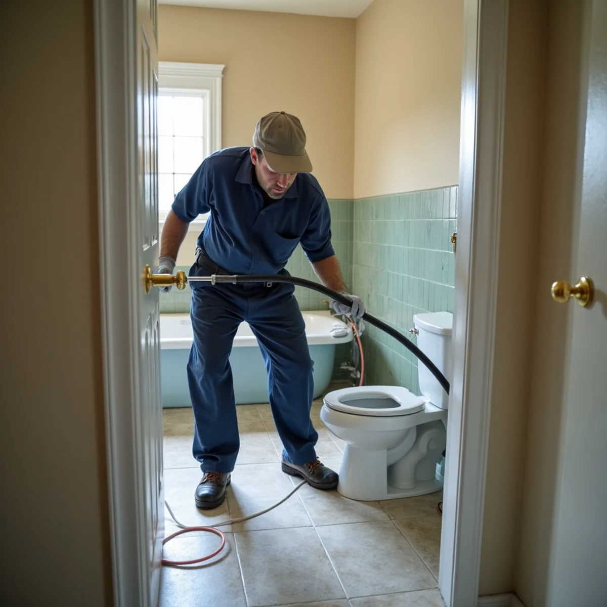 Water damage restoration work inside a North Fair Oaks, CA home