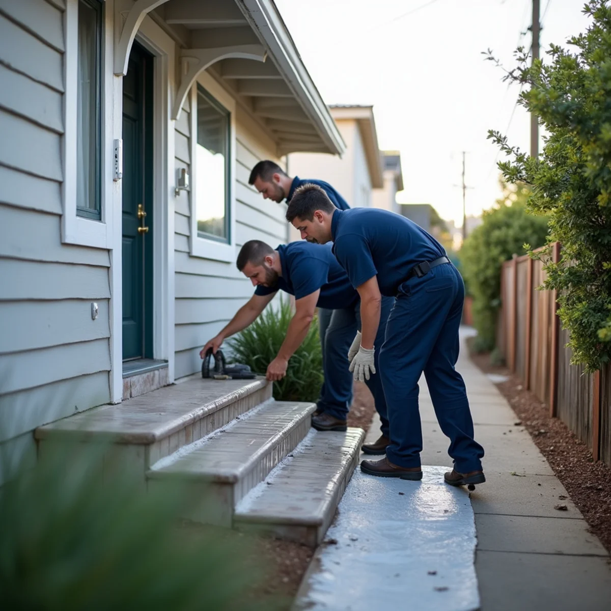 Water damage restoration at a coastal home in Pacifica, California